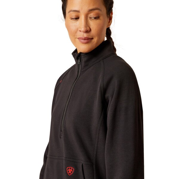 Women's FR Primo Fleece 2.0 1/4 Zip Sweater in Black